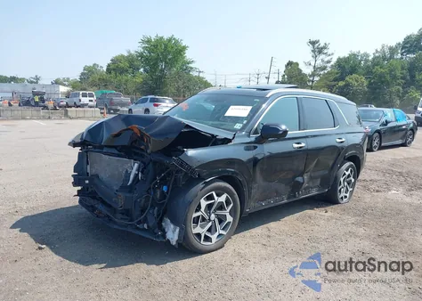 2021 Hyundai Palisade Calligraphy из США, поврежденный, VIN KM8R7DHE1MU244910